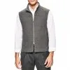 Hackett London Grey Travel Wool Blend Gilet