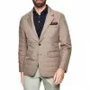 Hackett London Taupe Quilted Slim Fit Blazer -Hackett London Shop 17857827 1