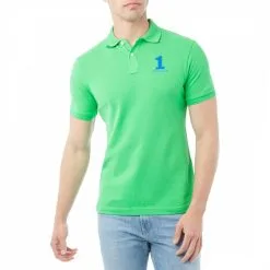 Hackett London Green New Classic Slim Cotton Polo