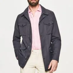 Hackett London Navy Field Jacket