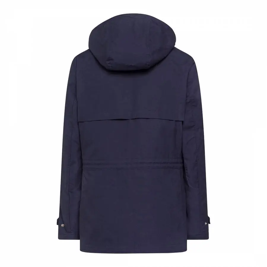 Navy Beeswax Hooded Parka Jacket Hackett London Navy Beeswax Hooded Parka Jacket -Hackett London Shop 18033854 2
