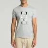 Hackett London Grey Stacked Logo Cotton T-Shirt -Hackett London Shop 18066927 1