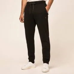 Hackett London Black Small Logo Cotton Joggers