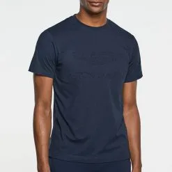 Hackett London Navy AMR Cotton T-Shirt