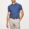 Hackett London Indigo Short Sleeve Cotton Polo Shirt -Hackett London Shop 18322085 1