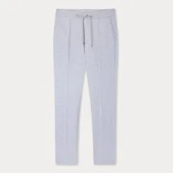 Hackett London Grey Jersey Cotton Blend Jogger Chinos